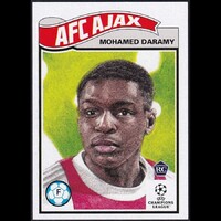 Topps UCL Living Set #473 Mohamed Daramy (RC) Rookie Card - AFC Ajax Amsterdam