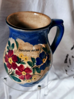 Városlődi nagyon ritka, Balatoni emlék kancsó, gyűjtői állapotban