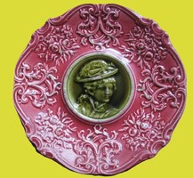 Villeroy & Boch  Fali dísztányér női fejjel