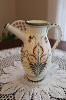 Zsolnay körbélyegzős Nikelszky Géza kiöntő