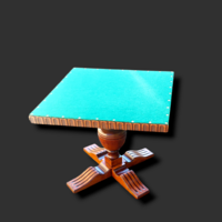 Antik hatású kártyaasztal