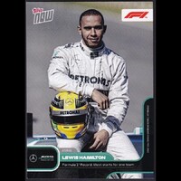 Topps NOW Formula 1 - #007 Lewis Hamilton - Formula 1 Record: Most starts for one team