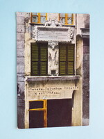 Képeslap (58) - Olaszország - Genova - Kolumbusz Kristóf szülőháza 1940-es évek - (9x14 cm)