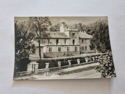 SOPRON Pedagógus üdülő fekete-fehér régi képeslap 1965
