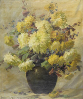 Henczné Deák Adrienne : Sárga virágok