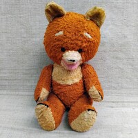 RÉGI  MEGKÍMÉLT ÁLLAPOTÚ KEDVES ARCÚ BRUMMOGÓS MACI MACKÓ