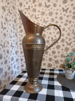 Dekoratív magas réz öntözőkancsó rézkancsó