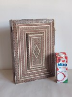 Hatalmas Perzsa Khatam berakásos mikromozaik doboz ALKUDHATÓ