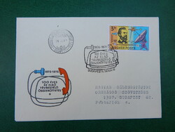 FDC 1976. 100 éves az első távbeszélő-összeköttetés - alkalmi bélyegzéssel