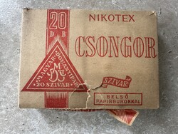 Nikotex Csongor szivar dobozában ár megjelölés nélkül