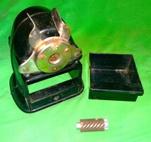 Retro ceruzahegyező kézzel fából faragott lúd liba madár figurás tokban szép állapotban