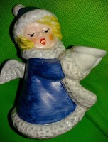 1975. HUMMEL GOEBEL Art Deco porcelán figura angyalka gyertyatartó 10 cm a képek szerint 2.