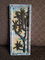 M. Kiss Katalin samottos falikép