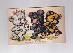 M:01 Régi macis sípoló üdvözlő képeslap (Posta tiszta) Sajnos nem sípol!!!