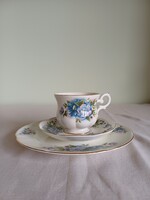 Angol porcelán reggeliző trió