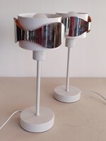 Űrkorszaki design fém asztali lámpa 2 db ALKUDHATÓ