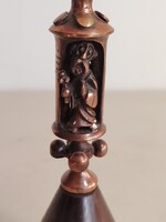 Muharos Lajos  bronz iparművészeti gyertyatartó ALKUDHATÓ