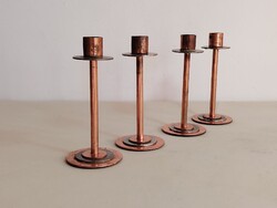 Vintage IKEA bronz és króm gyertyatartó 4 db ALKUDHATÓ