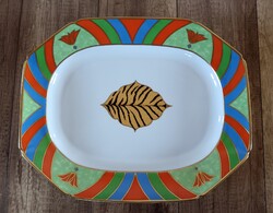 Hollóházi porcelán Lynn Chase nagy tál