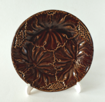 RÉGI SZÉP MAJOLIKA FALI DÍSZ TÁL