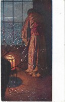 Komáromi-Kacz: Tavaszi est képeslap