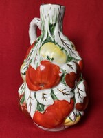 Lomonosov LFZ (orosz/szovjet ) porcelán figurális palack (butella) “Paradicsomok”