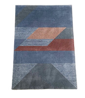 Artisca Vermont kézzel tűzött francia gyapjúszőnyeg, 1980-90s évek, 170x240 cm.