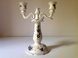 ZSOLNAY GYERTYATARTÓ BÚZAVIRÁGOS DEKORRAL