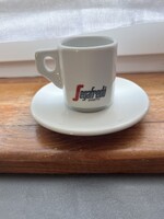 “Segafredo” vastagfalú kávéházi mokkáscsészék alátéttel