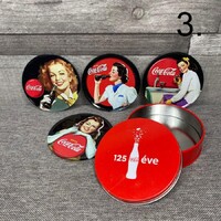 Coca Cola retro mintás pohár alátétek