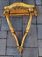 Neobarokk aranyozott fali konzol.  2 db .Alkudható.