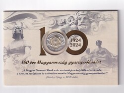 Magyarország 100 éves a Magyar Nemzeti Bank 100 Forint 2024 BP