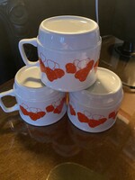 Jelöletlen Zsolnay retro gomba mintás bögrék