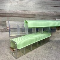 Falra szerelhető szekrény rendező szett menta színben