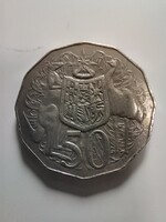 1978 Ausztrália 50 Cent II Erzsébet Királynő.