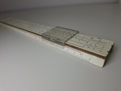 Régi LOGAR MSZ-4617-57 logarléc logaritmikus számolóléc analóg számológép 29.5 cm