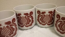Alföldi porcelán tulipános bögre, kakaós bögre, csésze, ÚJ