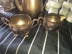 Antik teaskeszlet részei