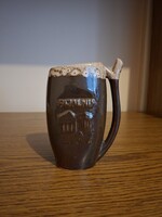 Kerámia kúrapohár, ivópohár. Hibátlan.