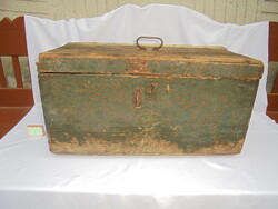 Antik katonaláda - fenyő