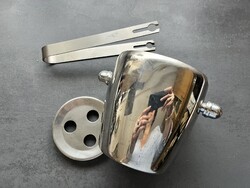 Kiváló minőségű ZEPTER inox jégvödör és csipesz kiváló állapotban