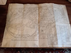 1896-os évi, Ezeréves országos kiállításának helyszínrajza, térképe Millenniumi dokumentum