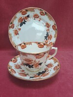 Antik Royal Albert Crown porcelán teáscsésze süteményes tányérral