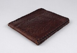 1W975 Valódi bőr tárca, pénztárca domború madaras mintával 13 x 10.5 cm