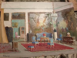 Festmény és más régiségek.