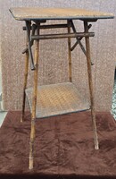 Bambusz lerakó, kisasztal