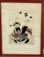 István Pekáry: Matyó children