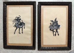 Árnyképek, két táncoló alak