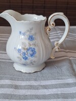 Zsolnay kék barackvirágos tejkiöntő