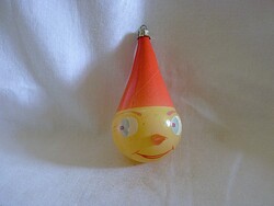 RÉGI ÜVEG KARÁCSONYFADÍSZ - BURATINO (PINOKKIÓ)